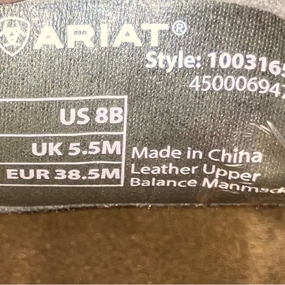 Ariat Ryder brown toe shoes - Picture 3 of 7